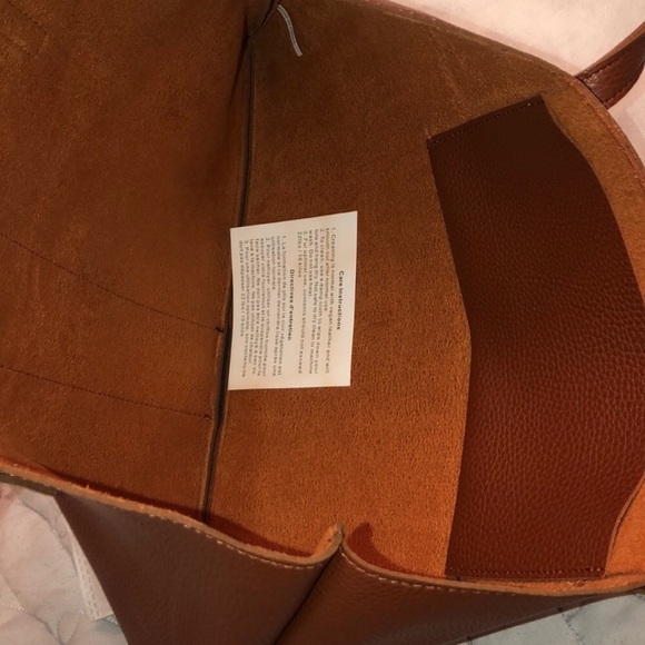 Vince Camuto Brown/Black Tote Bag - Picture 3 of 4